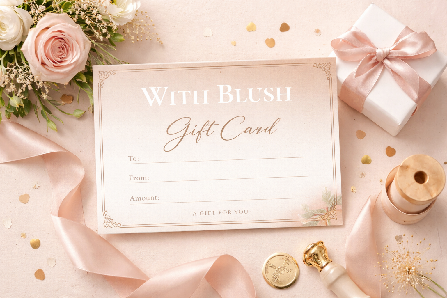 With Blush Cadeaubon