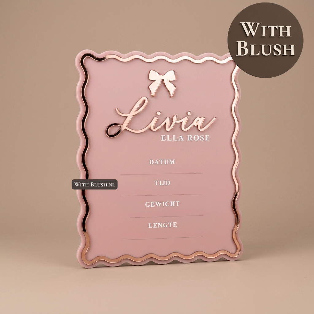 Luxury Birth Sign Balloon | Hello World My Name Is