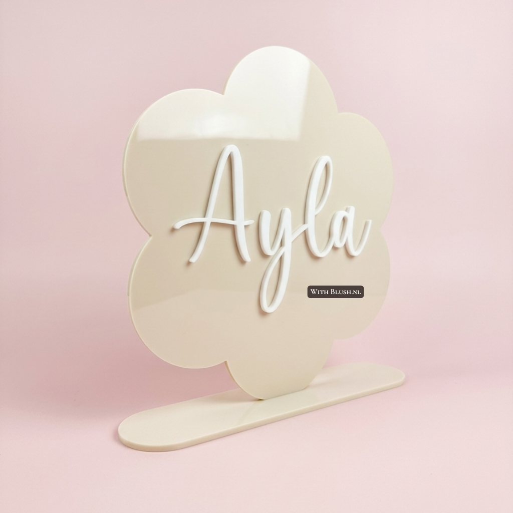 Naambord Madelief | Met Naam