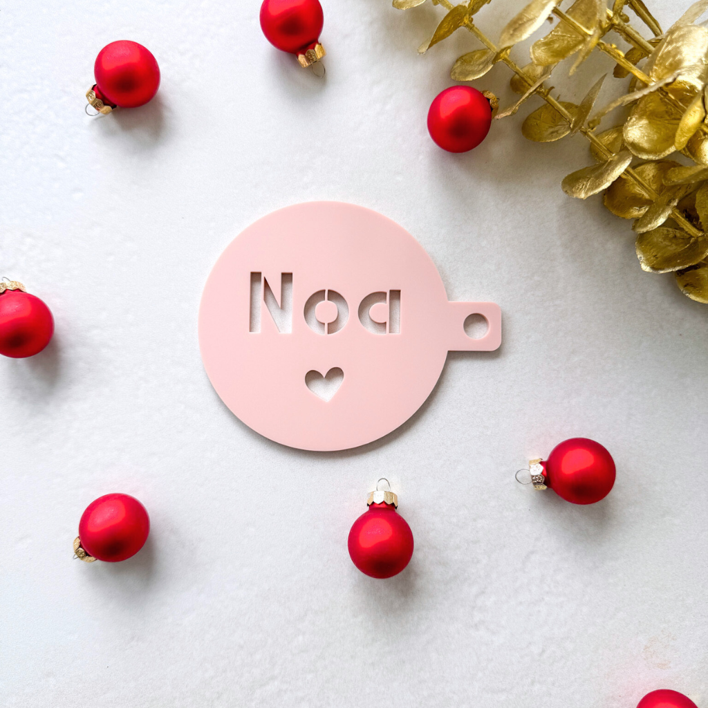 gepersonaliseerde drinksjabloon met naam