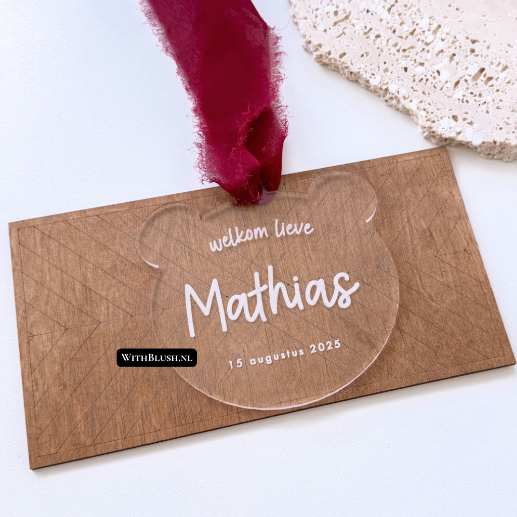 geboorte kerst welkom lieve met naam en geboortedetails