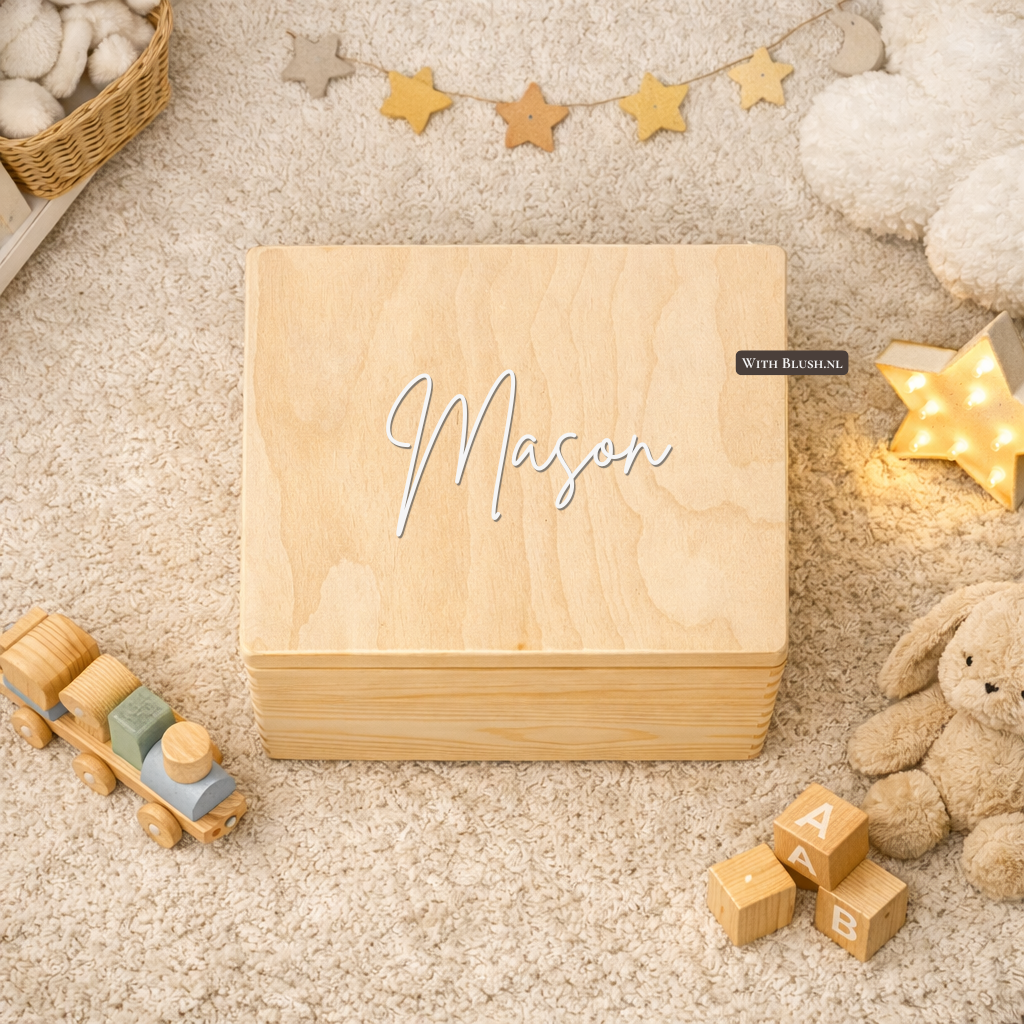 Herinneringskist met Naam | Baby Memory Box