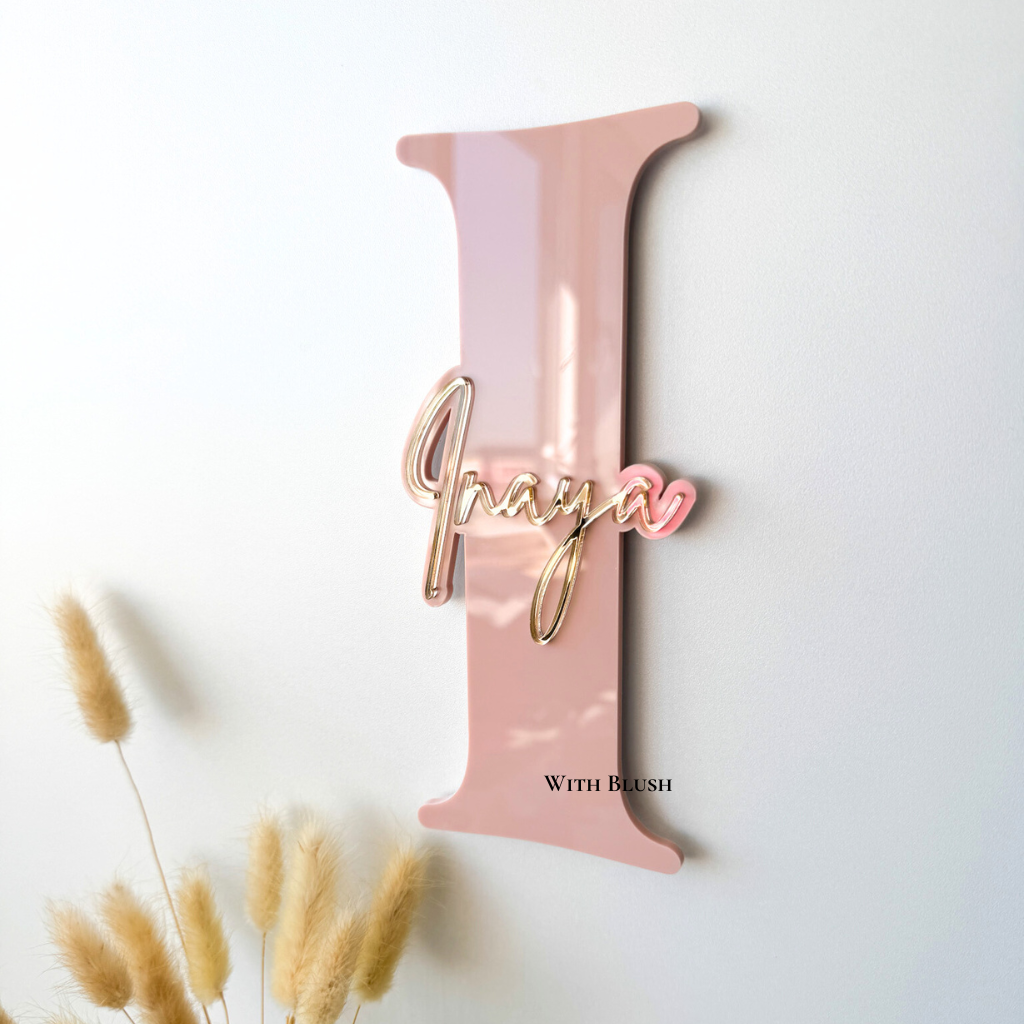 Gepersonaliseerd acryl naambordje