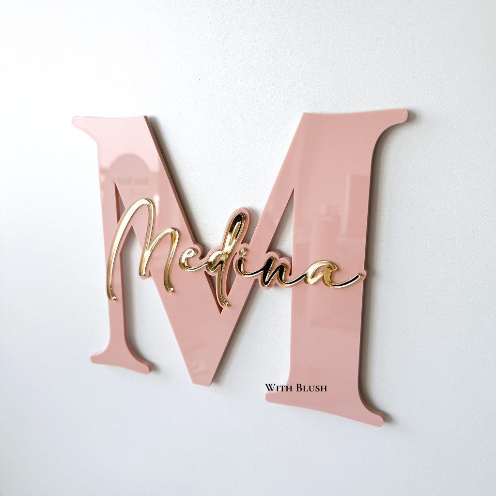 Acryl letter met naam