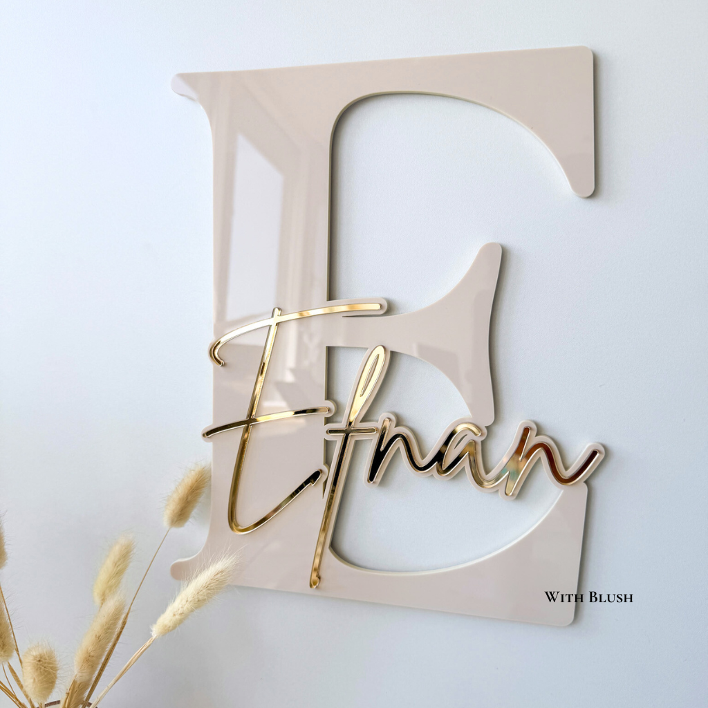 Naambord | Letter Met Naam