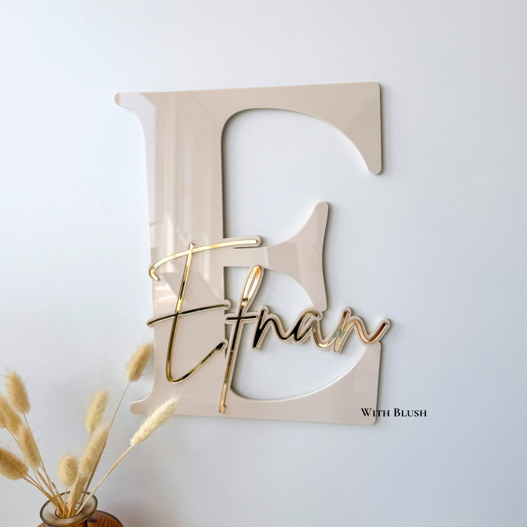 Naambord | Letter Met Naam