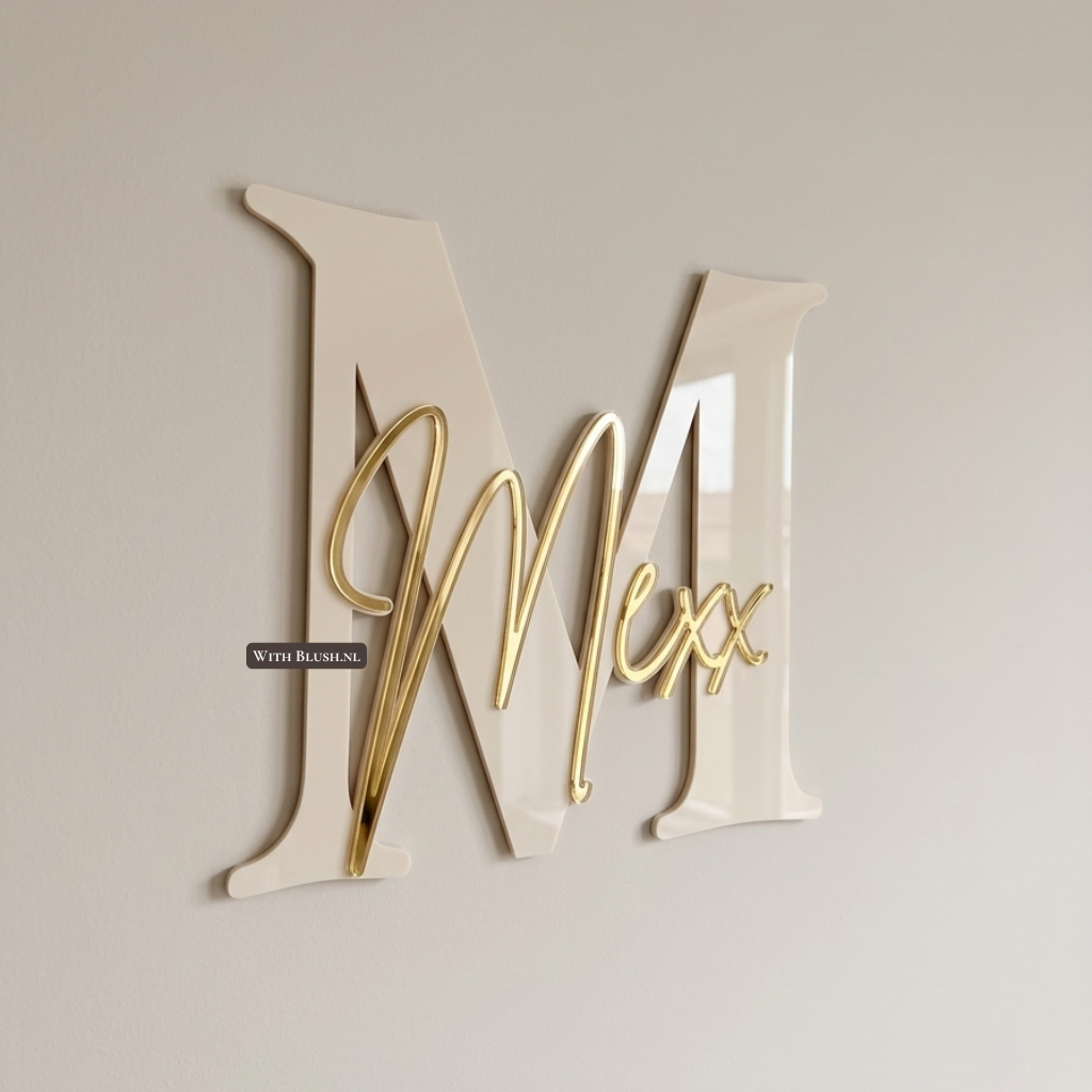 Naambord | Letter Met Naam