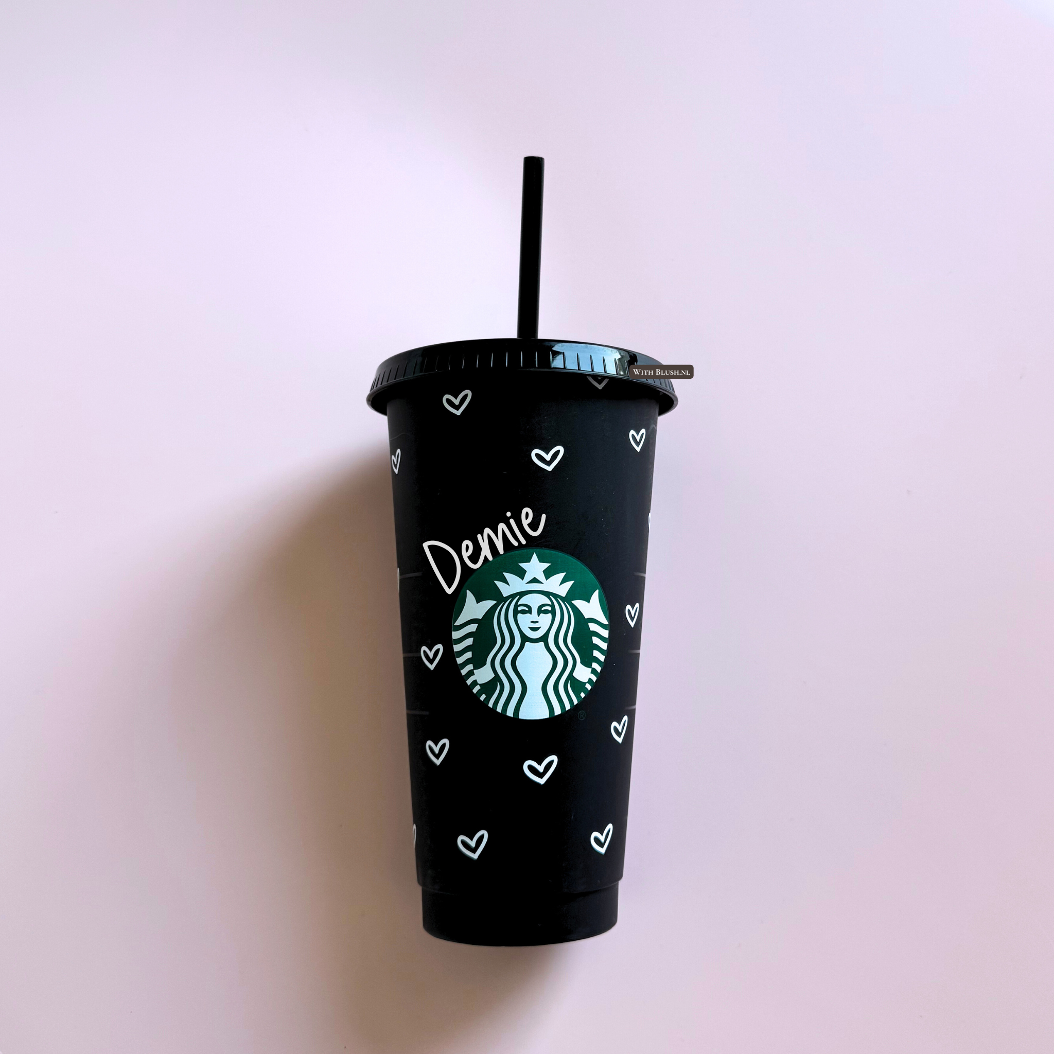 Starbucks Cold Cup With Name | Heart