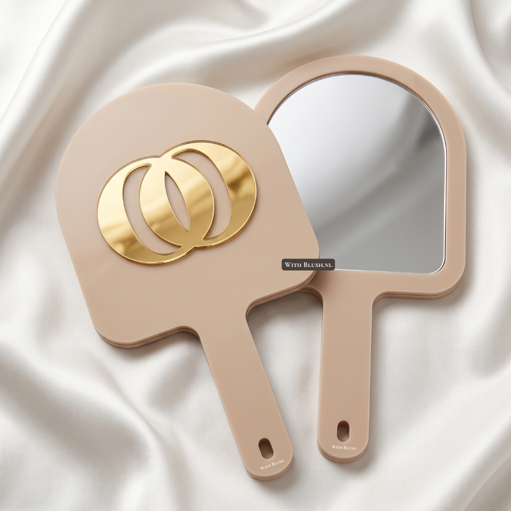 Gepersonaliseerde Handspiegel Boog | Met Logo of Naam