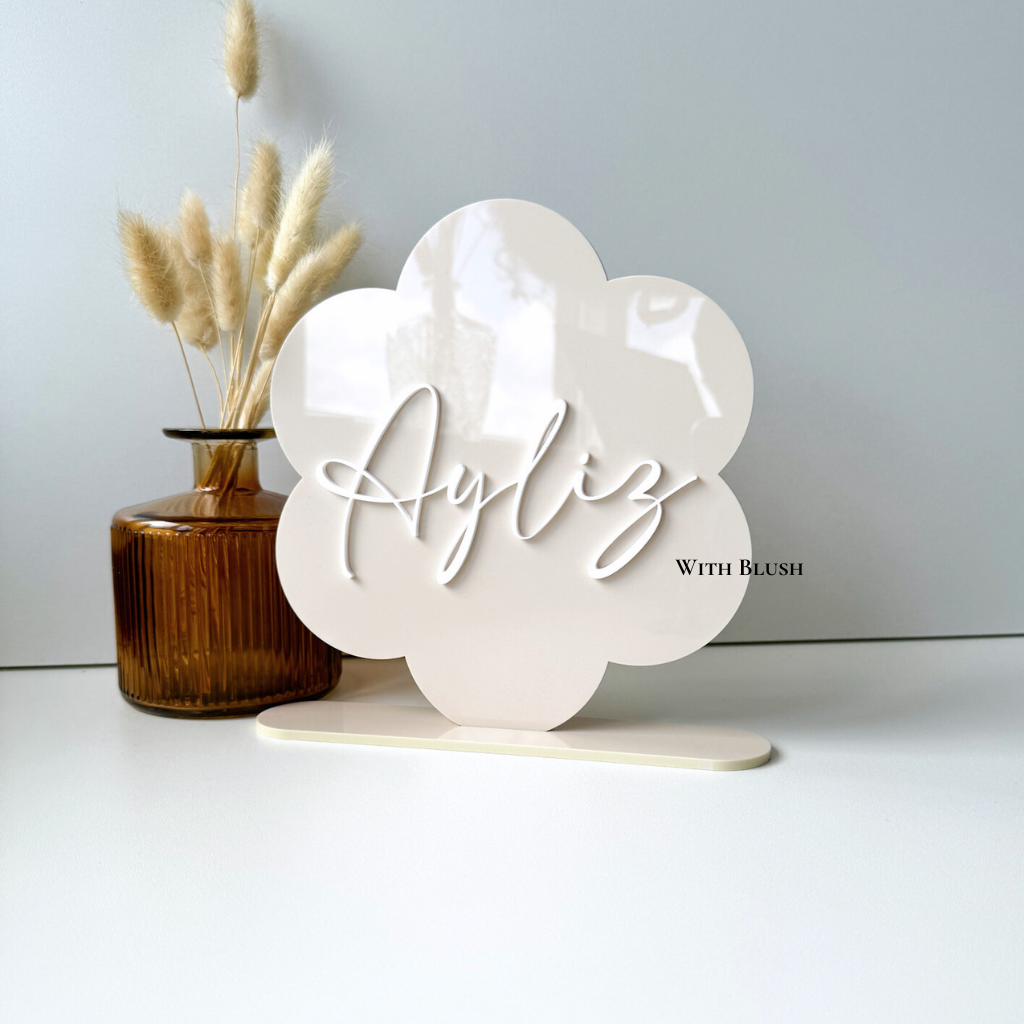 Naambord Madelief | Met Naam & Geboortedetails
