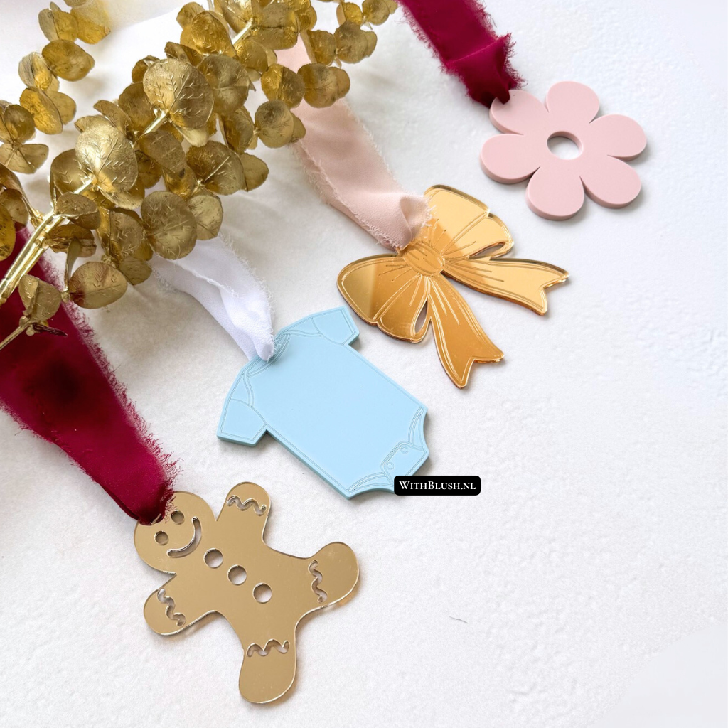 Set van 5 Kerstornamenten